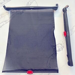 2x Brica Black Car Window Sun Shade